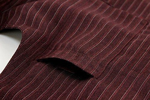 Серия жилетов Toraichi, топы с узором в тонкую полоску, рабочая одежда Nikkapokka Tobi, одежда M Sumigray [Toraichi] (4309-611) /4309 77