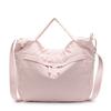 Solid Nylon Totes Bag Versatile Large Capacity Overlarge Drawsting Bag Light Weight Casual Women's Commutting