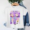 K-pop Охотники на демонов Руми Мода Детская футболка Летняя футболка с коротким рукавом Детская одежда Милая мультяшная футболка для девочек Топы Подарок для фанатов