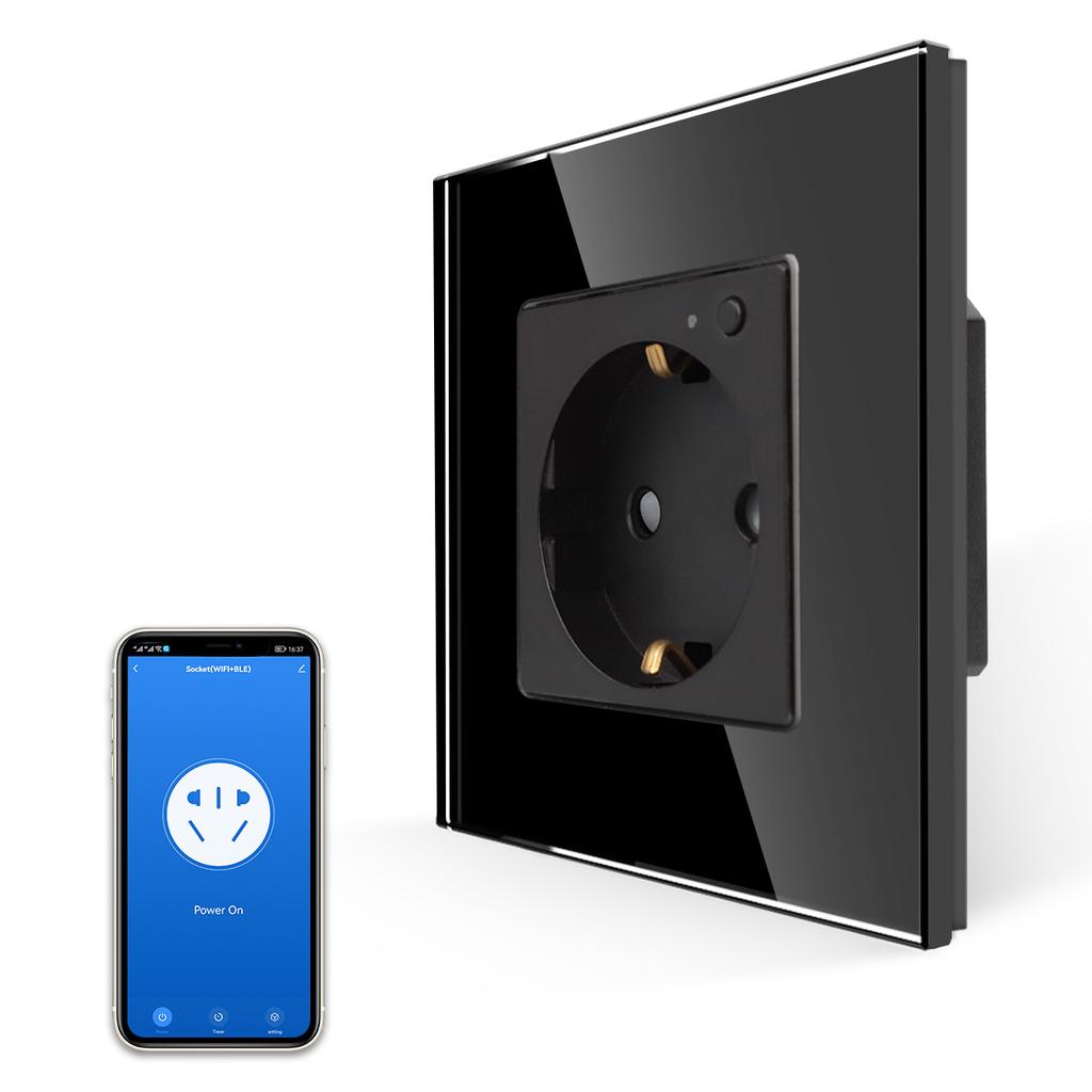Энергетический монитор, умная розетка, розетка Wi-Fi, обустройство дома, интеллектуальная безопасная розетка, работает с Tuya Yandex Alexa, умный дом
