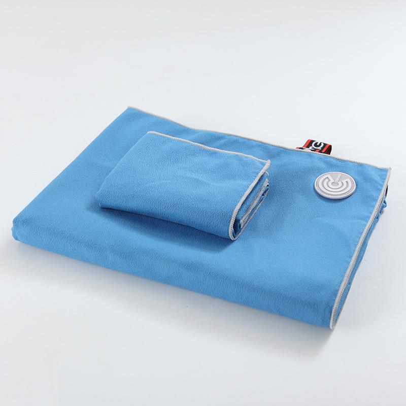 Быстросохнущее банное полотенце для плавания на открытом воздухе, спортивное полотенце, пляжное полотенце для фитнеса, йоги, двустороннее флисовое нано-быстросохнущее