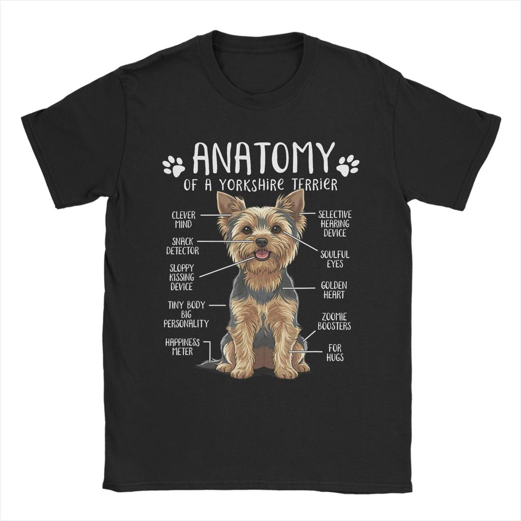 Funny Yorkie Yorkshire Terrier Unisex Unisexs T Shirts Cute Dog Humor Tee Shirt Short Sleeve Tshirts Pure Cotton Plus Size Clothes