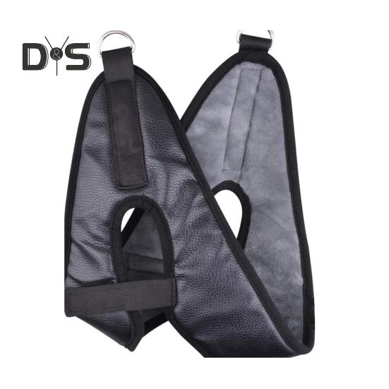 Устройство для вытяжения шейного отдела позвоночника, регулируемое, из искусственной кожи, с креплением на дверь, портативный пояс для вытяжения для облегчения боли в шее и снятия мышечного напряжения