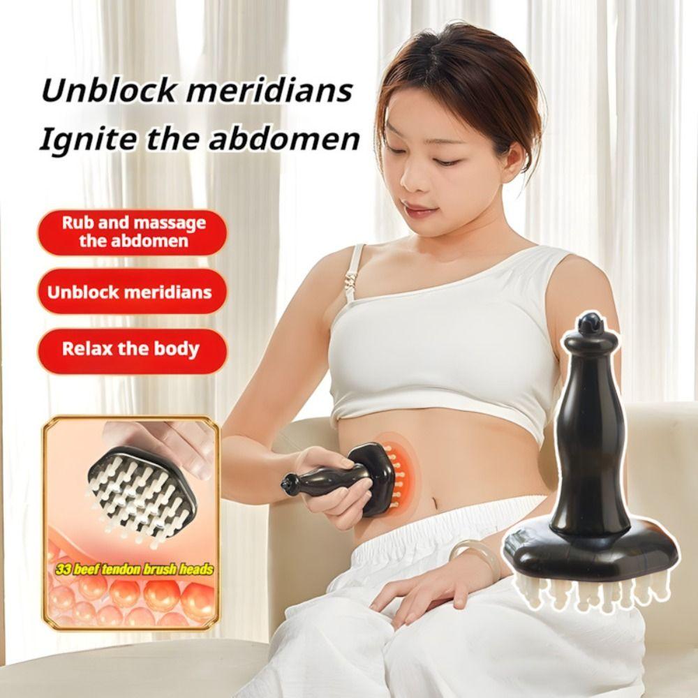 Magnetic Massage Stick 33 Beef Tendons Meridian Brush  for Arms Back Full Body Waist Thigh