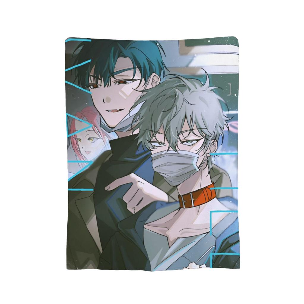 Инопланетная сцена Аниме Плед Фланелевый Мизи Суа Тилл Иван Хюна Лука Легкий Накидной Плед для Путешествий на Самолете Постель Коврик