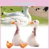 Милый плюшевый брелок в виде гуся Очаровательная миниатюрная мягкая игрушка Шарм для сумки 18 см