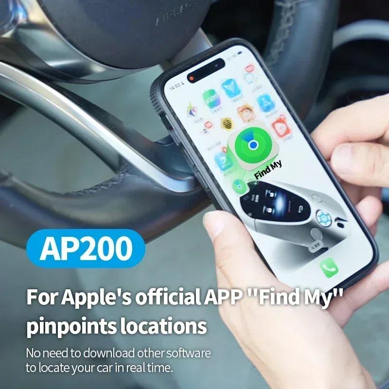 Адаптер прикуривателя GPS-трекер с портами USB и Type-C Зарядка Автомобильное устройство против потери для системы Apple Приложение Find My