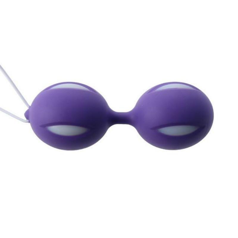 Женский двухтоновый шарик гейши, утяжеленный Кегелем, вагинальные плотные упражнения, секс-игрушки для женщин, вагинальные шарики