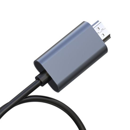 Кабель Type-C на HDMI для воспроизведения изображения высокой четкости, штекер, высокоскоростная передача без задержек, 4K