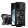 KEYSION Магнитный чехол для телефона для OnePlus 15R 5G 1+ Ace 6 6T Слайдер Защита камеры Вертикальная подставка Кольцо Ударопрочная задняя крышка