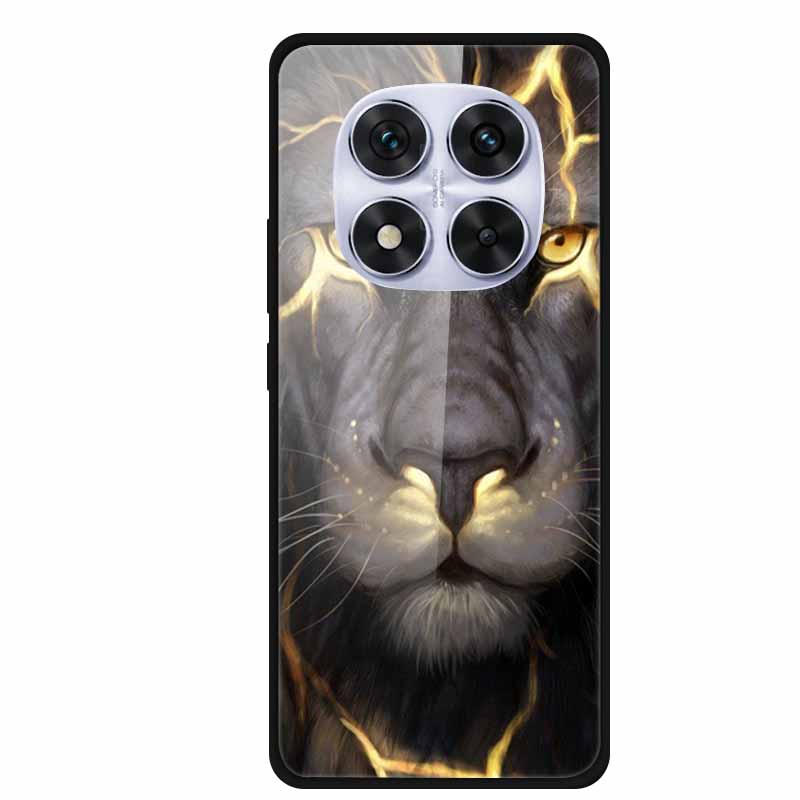 Жесткий чехол-книжка для Xiaomi Redmi Note 14 Pro 5G, чехол с мягким бампером, чехол из закаленного стекла для Redmi Note 14 Pro 4G, чехол Note14 Pro