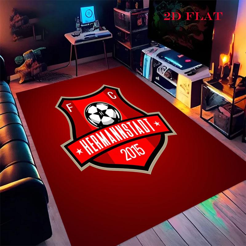 FC Hermannstadt Carpet Rug for Living Room Bedroom Home Sofa Decoration,Kids play Nonslip Floor Mat
