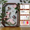 Handmade Cloisonn Enamel Tea Tray DIY Kit With Tools - Classical Chinese Style Decorative Art Craft Home Office Salon Workshop