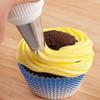 1pc, Stainless Steel Rose Medium Pipping Tip for Perfect Frosting and Decorating - Ideal for Cupcakes