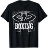 Street-style Boxing T-shirt with White Graphic Unique Design T Shirts  Graphic T Shirts Men Clothing Tops Camisetas Ropa Hombre