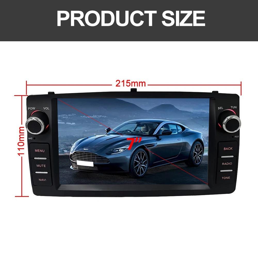 Автомобильный мультимедийный стереоплеер на базе Android, радио, видео Carplay для Toyota Corolla E120 2000-2006 BYD F3, GPS, WIFI, Android Auto, 2 + 32 ГБ