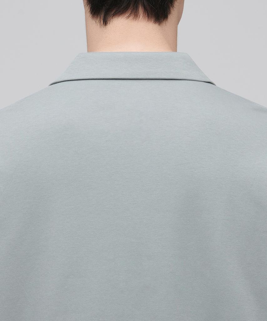 MUSINSA STANDARD Open Collar Polo Shirt [Dusty Mint]