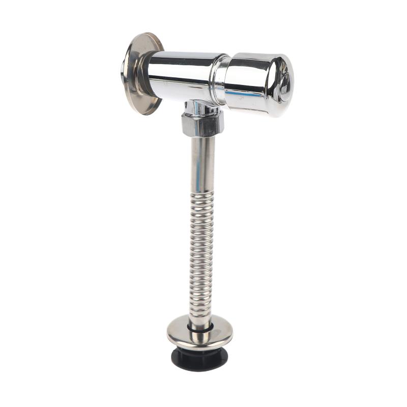 Urinal Toilet Flush Valve Push Button Manual Delay Automatic Shutoff Water Saving for Residential Bathroom Upgrades