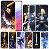 Fate Zero Stay Night Saber Мягкий чехол для Samsung Galaxy A17 A37 A57 A16 A26 A36 A56 A15 A14 A55 Чехол для телефона A13 A53 A25 A35 A24