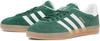 Кроссовки Gazelle Indoor, студенческий размер, Зеленый/Белый/Резиновый, JI2062, 26.5см