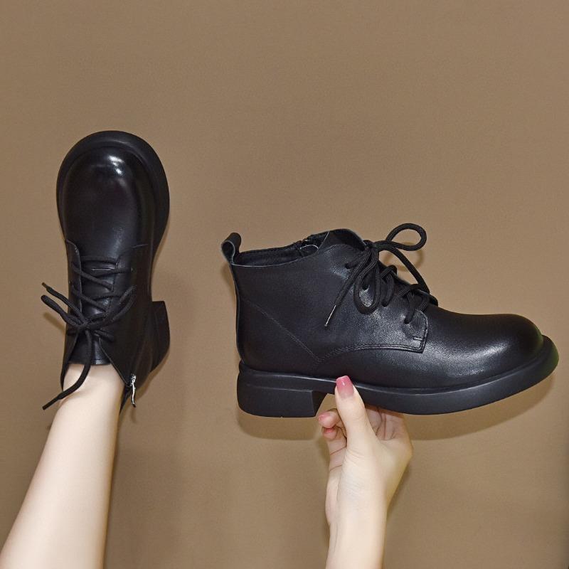 Кожаные сапоги Ботинки Martin Короткие сапоги