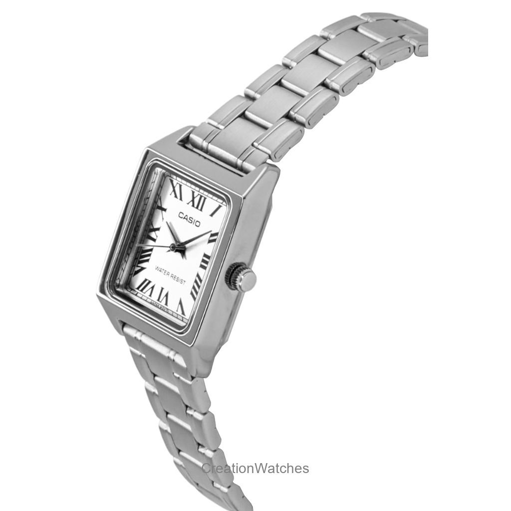 Casio Standard Analog Stainless Steel Silver Dial Quartz LTP-V007D-7B Women's Watch