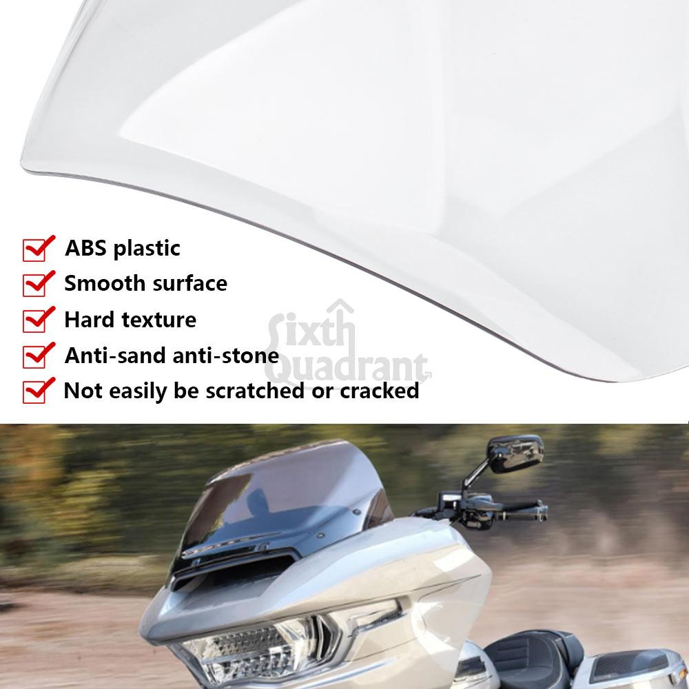Для Harley Road Glide CVO/SE FLTRXSE CVO ST FLTRXSTSE Мотоцикла 12" Козырек Ветровое Стекло Ветрозащитный Дефлектор Дымчатый Спойлер