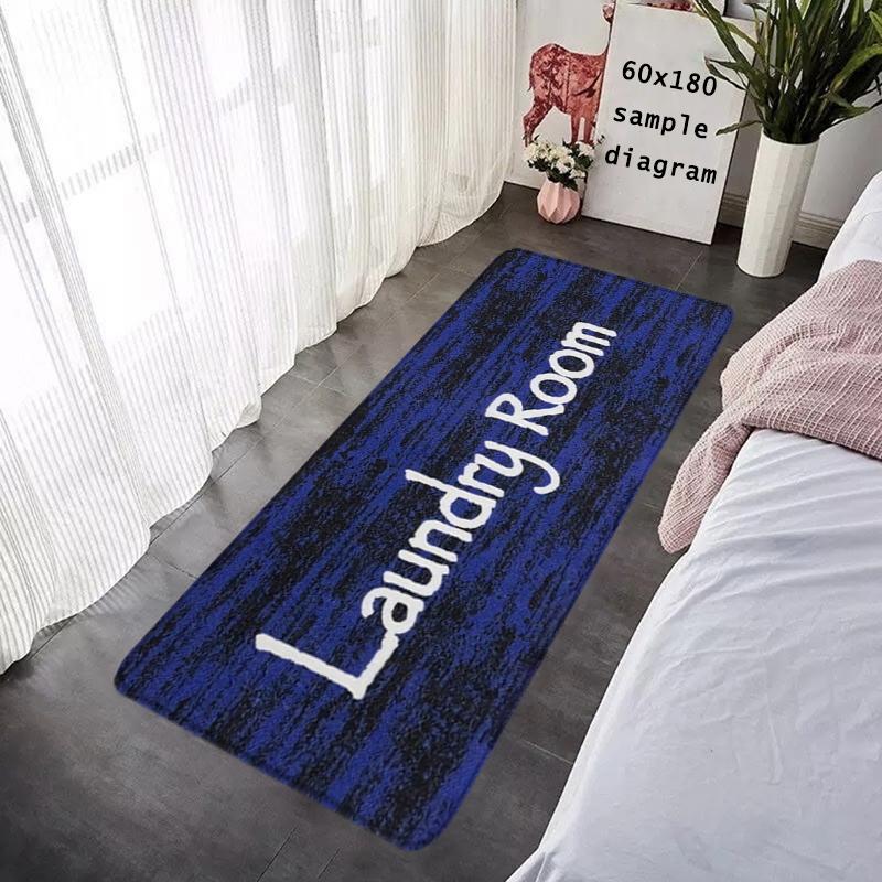 Door Mats Interior Foot Rug Welcome Laundry Letter Floor Mat for Entryway Soft Hallway Carpet Kitchen Rugs Fluffy Home Decor