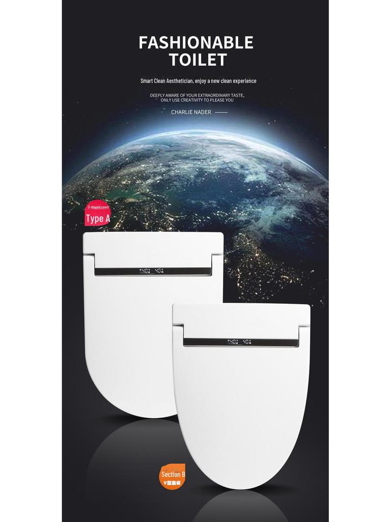 Универсальный умный чехол для сиденья унитаза с подогревом — многофункциональный для использования дома и в гостиницах.