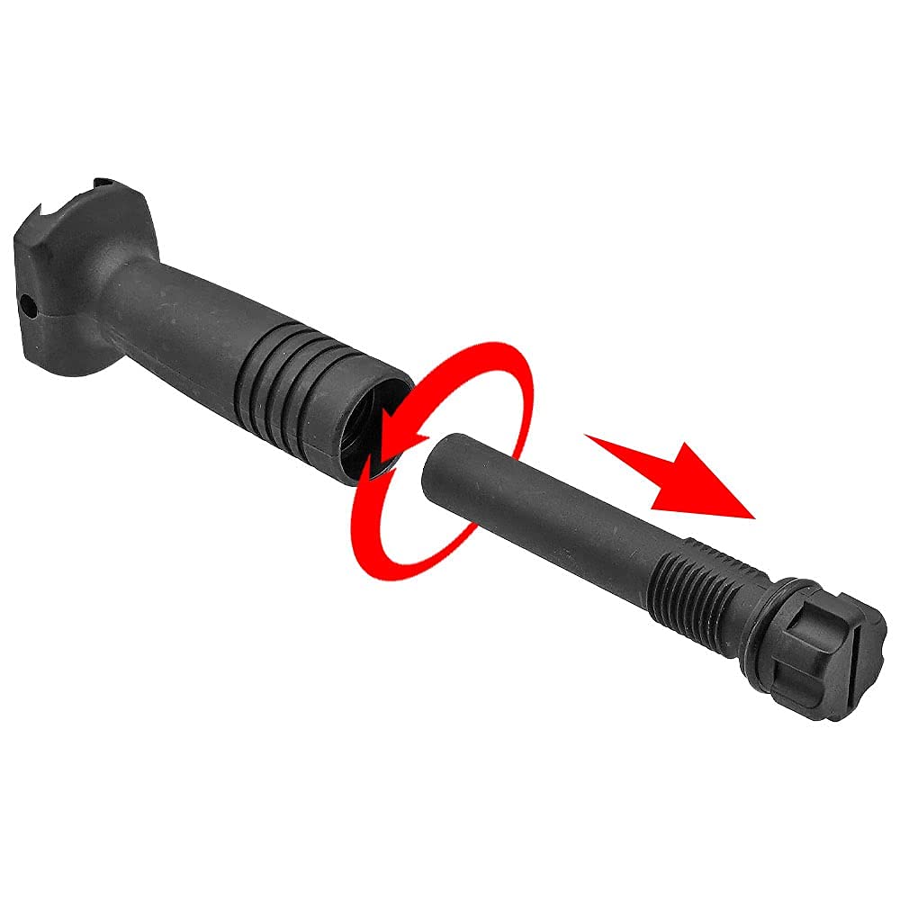 Ryohin Buhin Совместимая с 20 мм рельсой передняя рукоятка, вертикальная рукоятка, реплика типа KAC от Knight's Armament, смола, черная