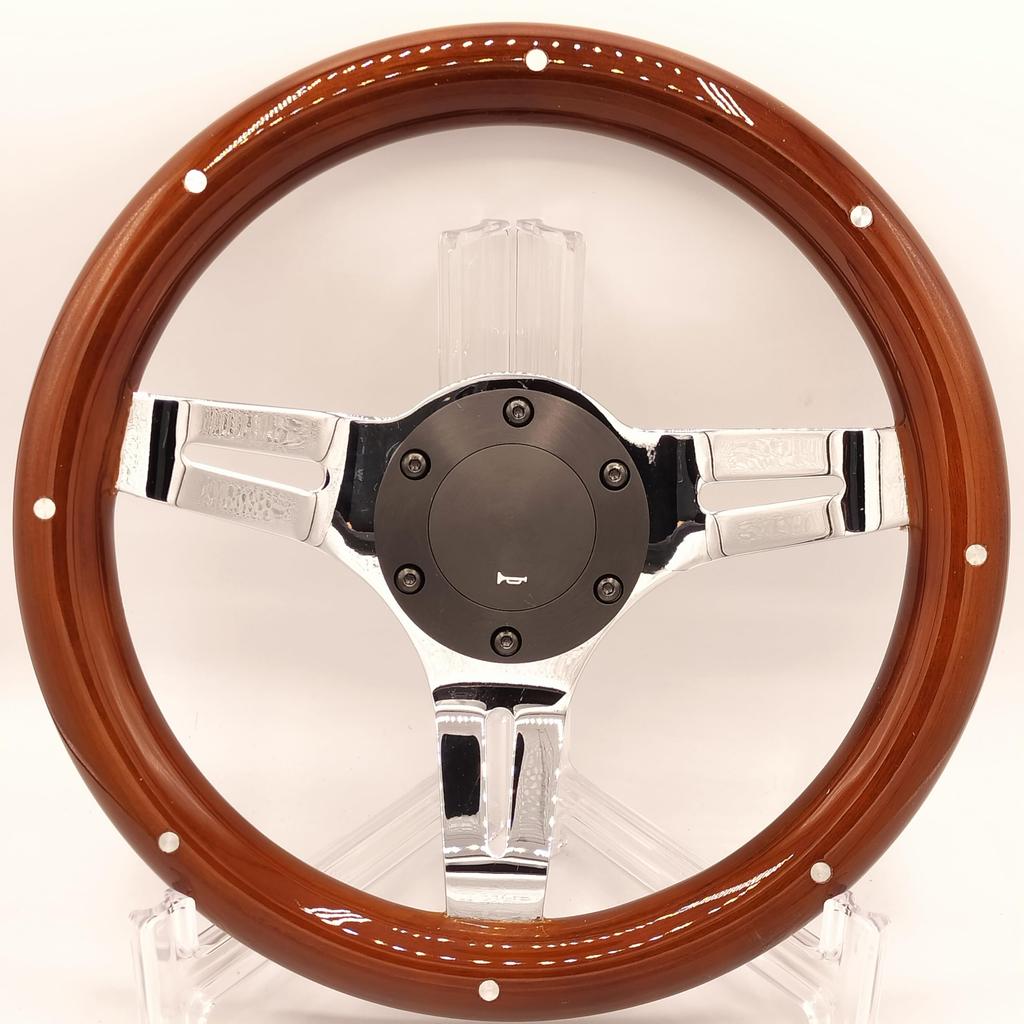 290 мм Рулевое колесо малого диаметра 29 мм для классического миниатюрного кей-кара, послепродажное рулевое колесо, колесо, дерево, диаметр, 29, автомобили, автомобили, (Серебряный пирсинг)