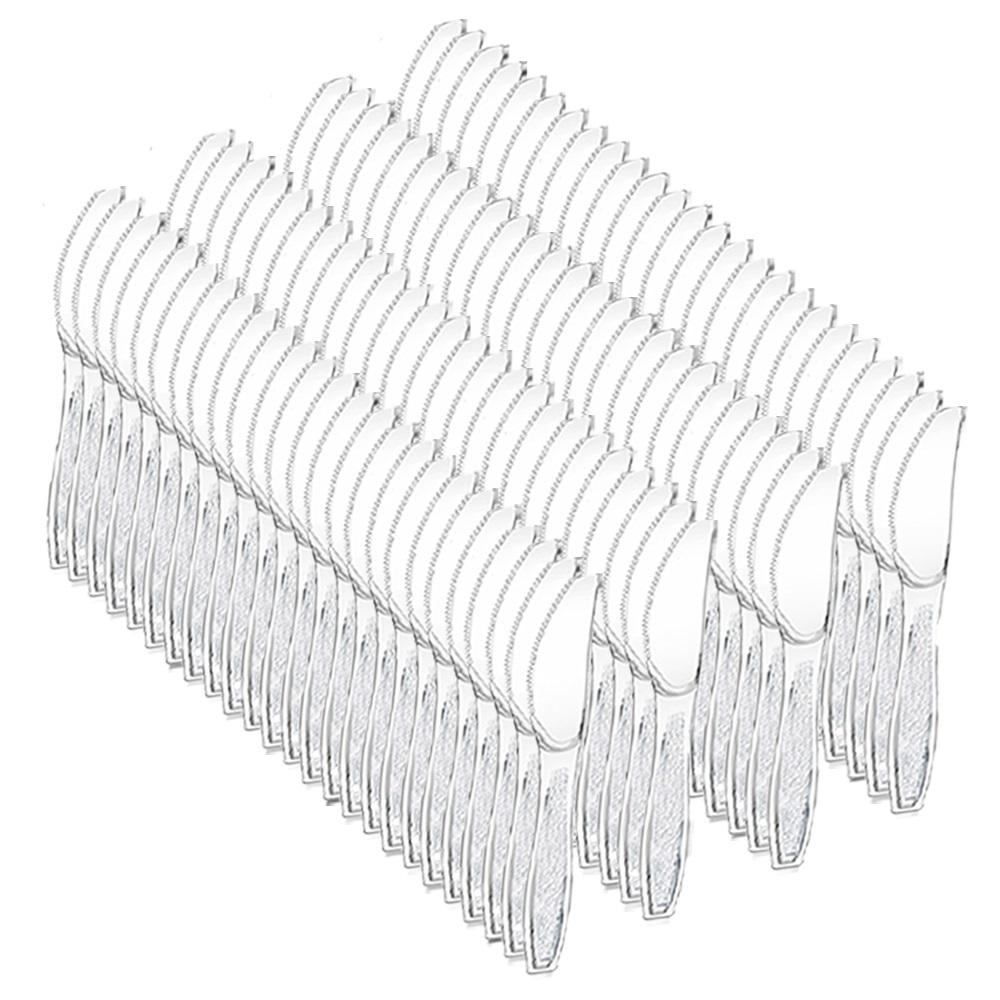 Набор столовых приборов на 100 персон, термостойкий, одноразовый набор пластиковой посуды, набор пластиковых столовых приборов, пластиковая посуда оптом для вечеринки