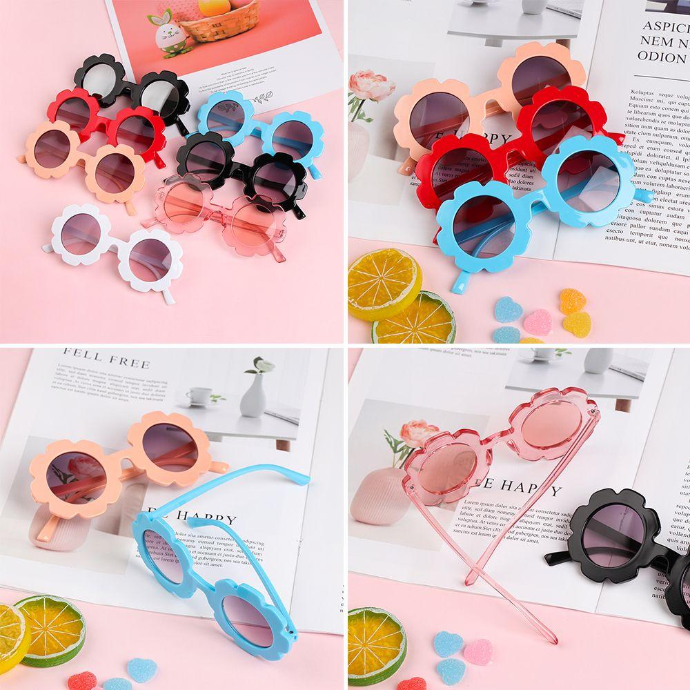 И девушки милый уличный продукт тренд очки винтажные цветочные детские солнцезащитные очки солнцезащитные очки