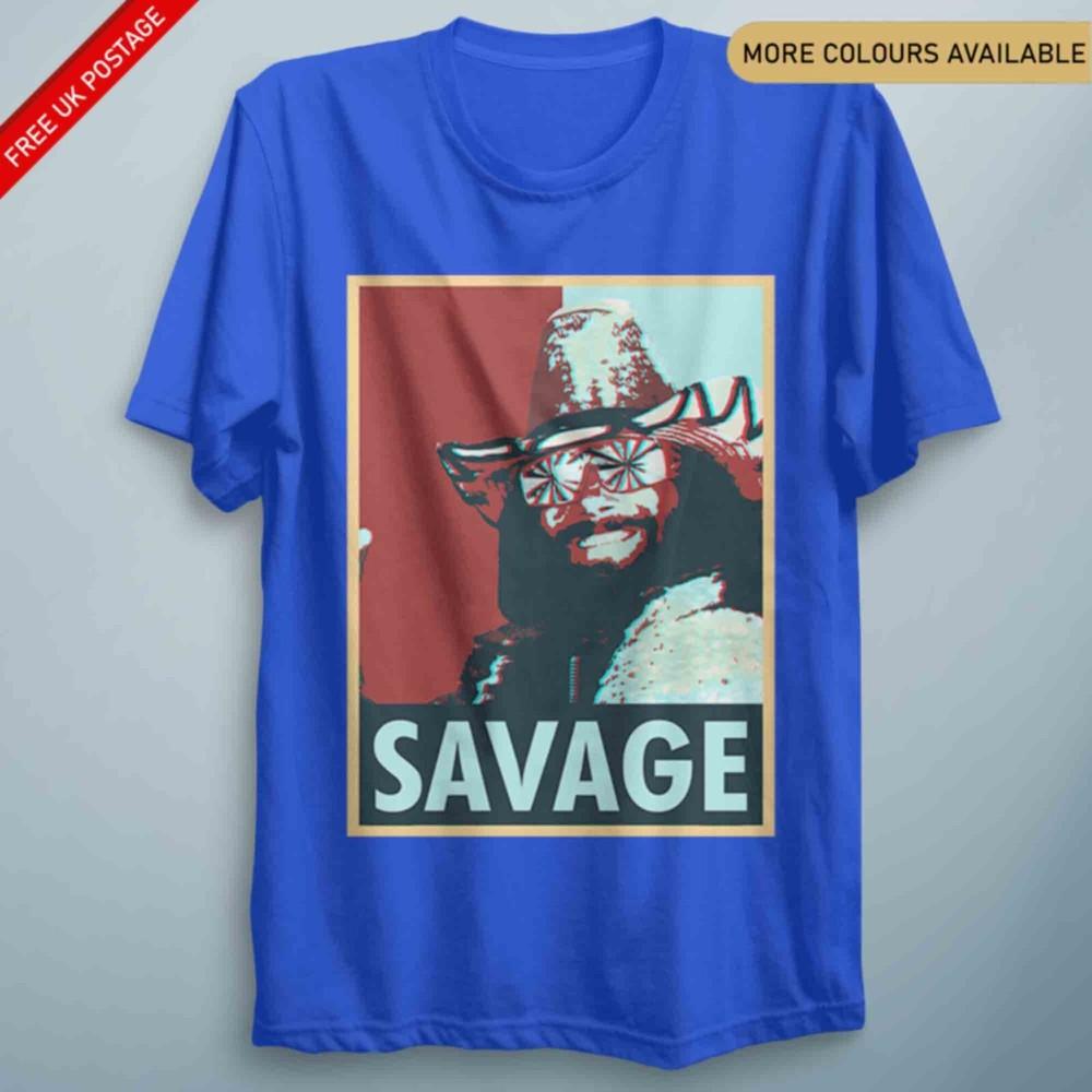 Macho Unisex Randy Savage TShirt Wrestling Hero 80S 90S WW F Icon Retro Star