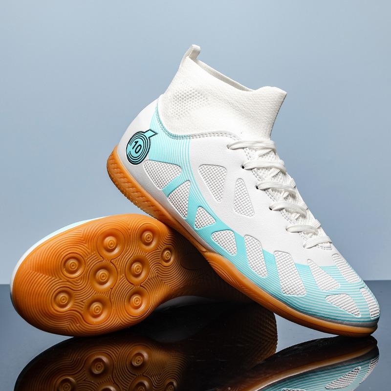 Новые детские мужские и женские футбольные бутсы, для молодых и юных, с длинными шипами, нескользящие и износостойкие тренировочные игровые футбольные бутсы