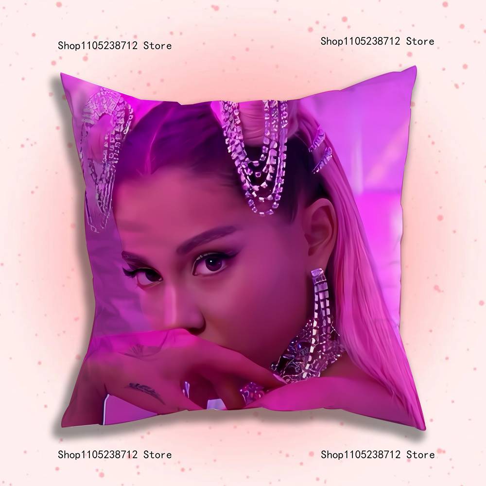 Singer A-Ariana G-Grandes Pillowcase Pillowslip Cushion Plush Boys Girl Cartoon Anime Kawaii Decoration Kids Birthday Cute Gifts