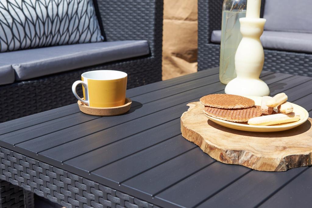 Stolik Stół Ogrodowy Na Taras Balkon Kawowy Regulowany 2W1 KETER 