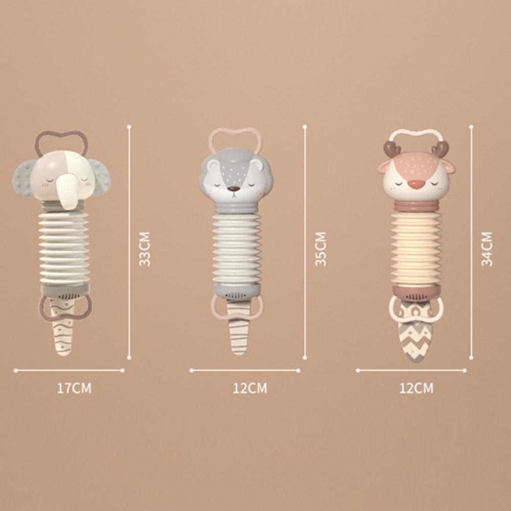 Cartoon Deer Accordion Baby Music Toys Early Education Instrument Electronic Vocal Toy Kids Educational Soothe Toy Children Gift