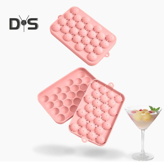 Большая емкость, легкосъемная силиконовая решетка для льда, желе, йогурт, форма для ледяного шара, холодильник, ящик для льда, пищевой контейнер для льда