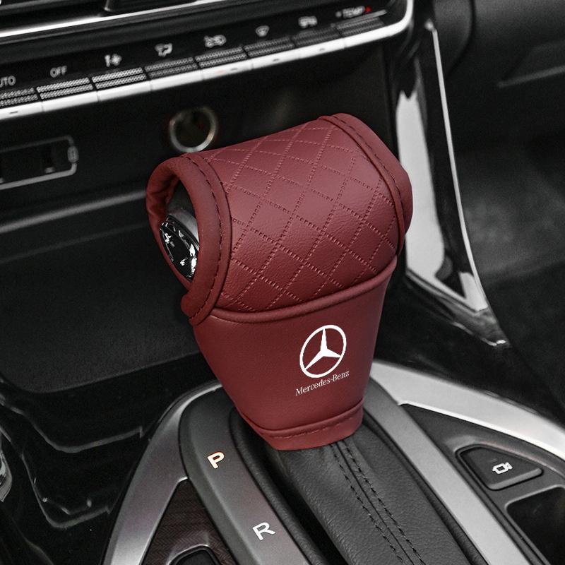 CSB1 Car Gear Shift Knob Protector Cover For Mercedes Benz A C E S G Class GLA CLA GLK GLC CLS W204 W463 W176 W251 W205 Accessories