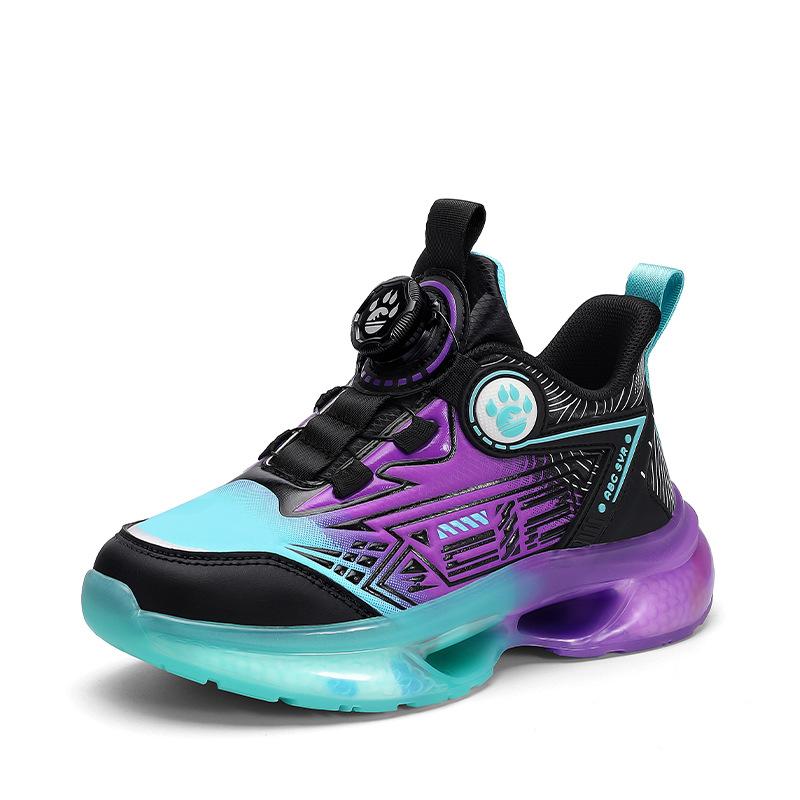 Boys' sports shoes Spring and Autumn 2025 new knob children's dad shoes medium and older boys' professional training basketball shoes