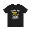 Just A Boy Who Loves Cheetah T Shirt Lover Owner Animal Adult Kids Long or Short Sleeves