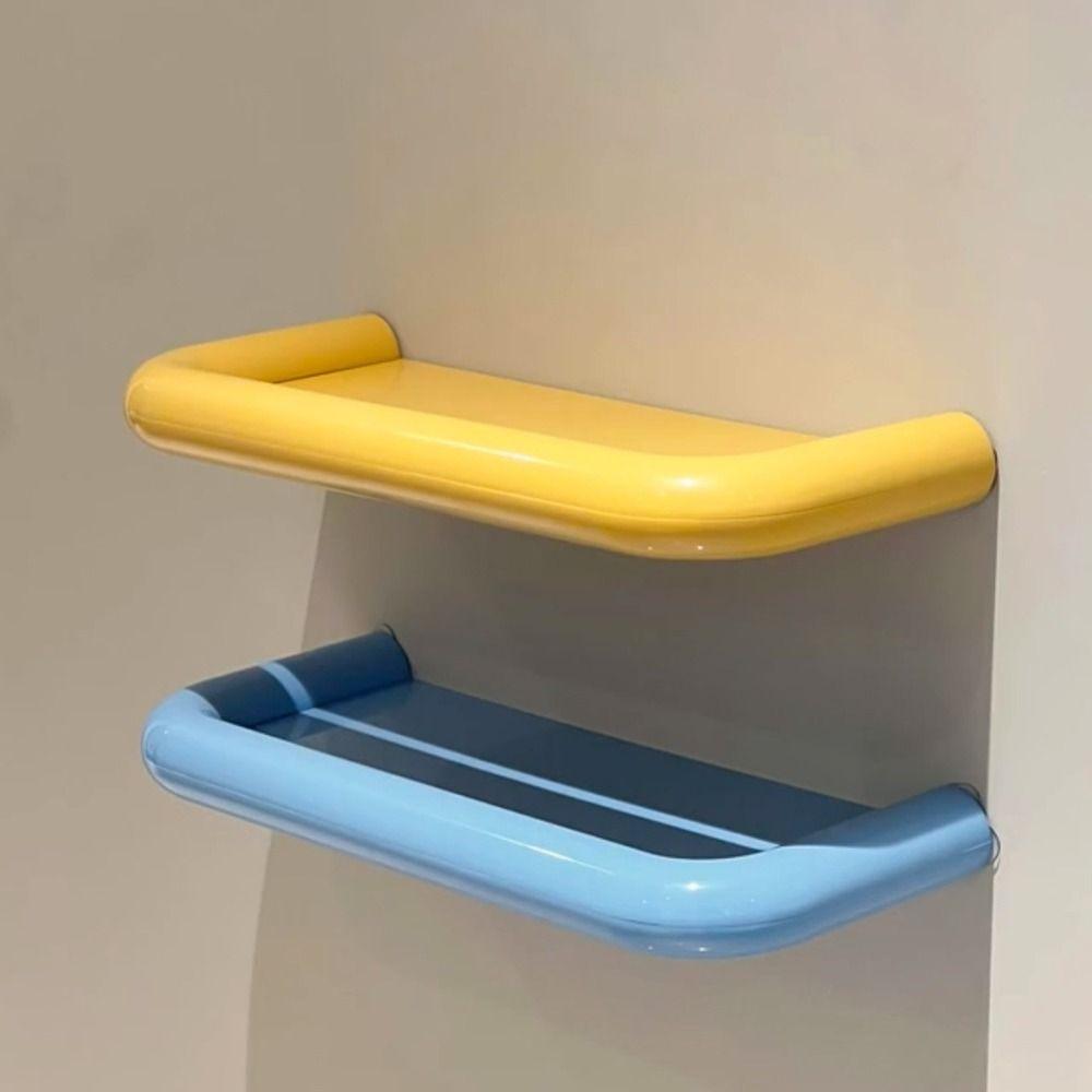 Dopamine Bathroom Storage Shelf Free Punch Toiletries Organizer Wall Hanging Storage Rack Toilet