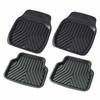 BONFORM Car Mat 3D Prime Light/Normal Car Set of 4 (Front Seat S Size 2, Rear Seat 2) Black 6279-84BK