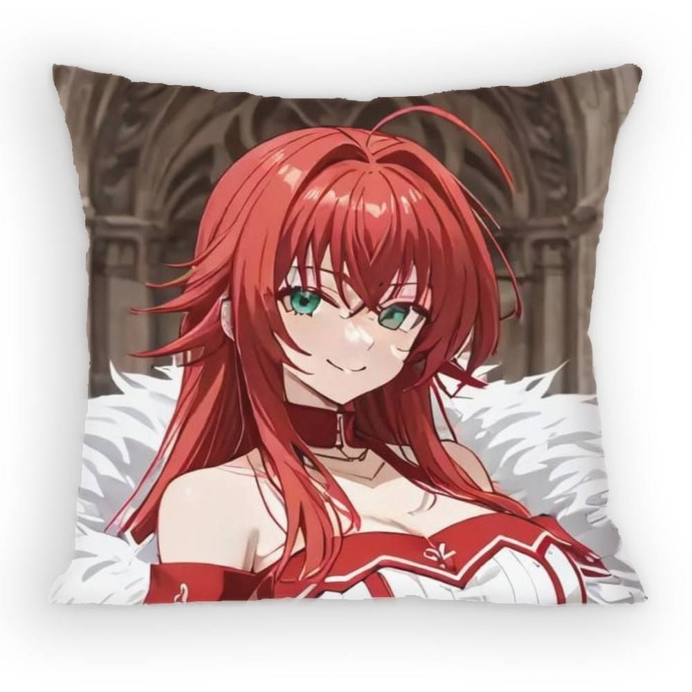 High School DxD Риас Гремори Наволочка Наволочка с защитой от пылевых клещей Невидимая молния шелковистая Чехол на подушку для дивана для спальни