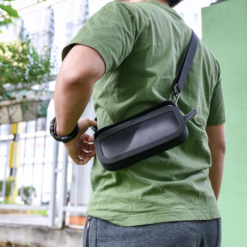 Силиконовый чехол, портативный аудио чехол с плечевым ремнем, совместимый с Bose Soundlink Flex