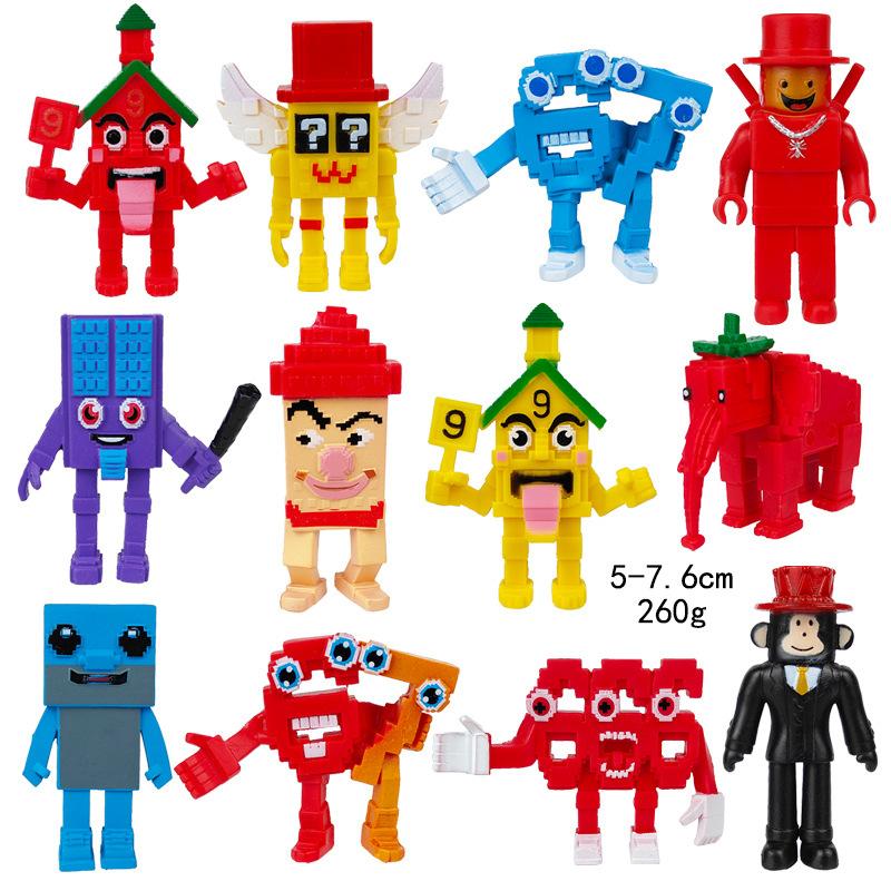 New Anime Figure Steal A Brainrot House No.9 Esok Sekolah Jandel 67 Figurines Toys Desk Decoration Statues Ornament Gift For Kid
