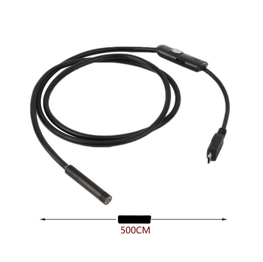 2025 Камера Эндоскоп 7.0 мм Длиной 1м Водонепроницаемый USB Порт 720P
