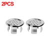 4/1Pc Wash Basin Sink Hole Overflow Ring Hollow Plug Kitchen Bathroom Insert Replacement Trim Bath Drain Cap Plastic Round Cover