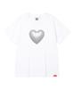 Vision Streetwear Vsw Белые футболки с 3D-сердцем Ws